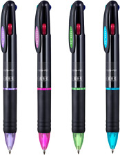 4 Pack 0.7Mm 4-In-1 Multicolor Ballpoint Pen，4-Color Retractable Ballpoint Pens  picture