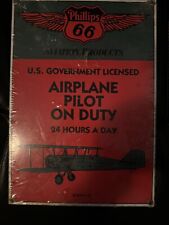 Ande Rooney “Airplane Pilot On Duty” Boehing 40 Porcelain Sign picture