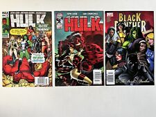 2008 Red Hulk #9 15 She-Hulk & 2005 Black Panther #14 NEWSSTAND Variant Set picture