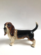 Vintage Coopercraft Basset Hound Figurine Figure Ceramic Dog Ornament ~ England picture