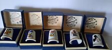 Walt Disney Thimbles (5) in Boxes - Radnor Bone China, England picture