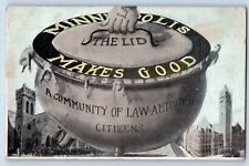 Minneapolis MN Postcard Community Of Law Abiding Citizens Melting Pot Political picture