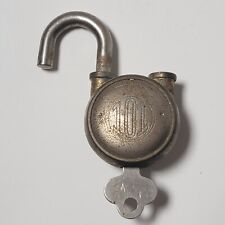 Vintage Antique 101 Padlock with Key Made In USA Approx 2.25