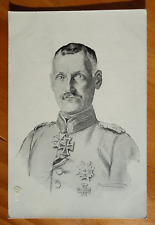 Rupprecht, Crown Prince of Bavaria WW1 Germany military postcard picture