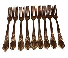 9  24 Kt Gold Plated Forks Germany flatware ￼ SBS picture