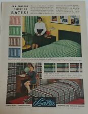 1955 Bates bedspreads matching draperies vintage chenille ad picture