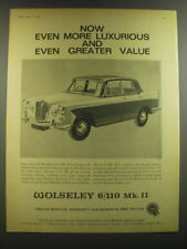 1964 Wolseley 6/110 Mk. II Car Ad - Now even more luxurious and even greater picture