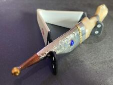 Vintage Handmade Jordanian iron Dagger Horn Handle Collectible Antique Knife picture