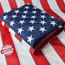 6x10 American Flag Outdoor Heavy Duty 100% Made in USA US Flag 6x10 ft USA Flag picture