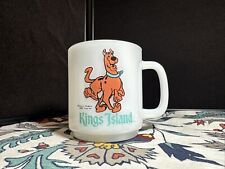 VTG 1982 Hanna Barbara Kings Island Scooby Doo Glasbake Milk Glass Coffee Mug picture