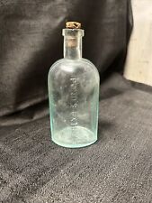 Vintage Pond’s Extract 1846 Embossed Green Glass Bottle B18 picture