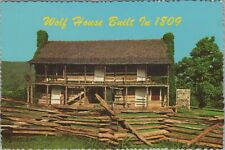 Wolf House Built In 1809 Norfork Arkansas Eureka Springs Chrome Vintage Postcard picture