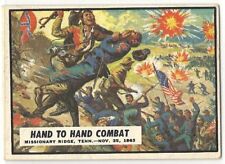 1962 Topps Civil War News #57 Hand to Hand Combat, 11/25/1863, 