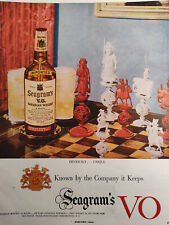 1950 Original Esquire Ad Advertisements Seagram's VO Whisky Crosby Square Shoes picture