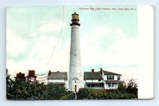 Postcard NJ c1900s Delaware Bay Light House Near Cape MayN4 picture