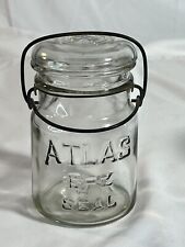 Atlas E - Z Seal Mason Jar - Vintage-Pint Clear picture