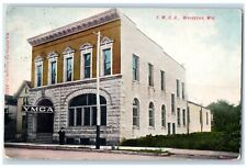 1910 YMCA Exterior Building Waukesha Wisconsin Posted Vintage Antique Postcard picture