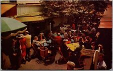 Hollywood, Calif. Postcard FARMER'S MARKET Dining Patio, Overhead View c1940s picture