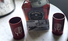 Spartan Design RED 30mm A-10 Warthog Thunderbolt II Shot Glasses- 2 Lucky Shot picture