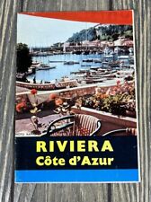 Vintage Riviera Cote D Azur Air France Brochure  picture