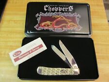 CASE XX USA 6254 SS TRAPPER KNIFE  MINT IN ORIGINAL TIN   ORANGE COUNTY CHOPPERS picture