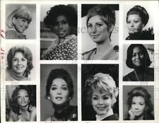 1975 Press Photo Famous Women With Various Hairstyles. - hcx04677 picture