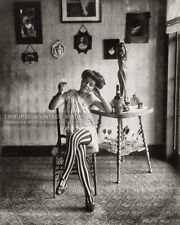 1912 Storyville Portraits Prostitute Photo - Raleigh Rye Girl Bellocq Stockings picture