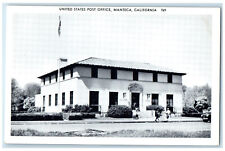 c1950's United States Post Office Manteca California CA Unposted Postcard picture