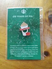 Starbucks 20th Anniversary Pumpkin Spice Latte Barista Enamel Pin 2023 New Rare picture