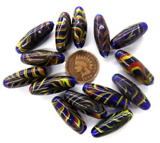 14 Vintage Feather Trade Beads Lamp African Trade  L589X  READ MORE INFO picture