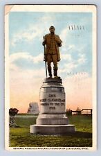 VINTAGE 1917 GENERAL MOSES FOUNDER OF CLEVELAND OHIO STREET VIEW POSTCARD DI picture