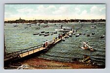 Marblehead MA-Massachusetts, Marblehead Harbor, Antique, Vintage Postcard picture
