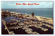 c1960s Bahia Mar Yacht Basin Most Striking Boat Scene Ft. Lauderdale FL Postcard picture