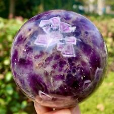 1.13LB  Top Natural Dream Amethyst Sphere Polished Quartz Crystal Ball Healing picture