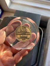 First National Bank Paperweight Beresford Coin Vintage 1977 South Dakota #941 picture