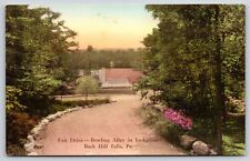 Buck Hill Falls Pennsylvania~Poconos~Exit Drive~Bowling Alley~c1910 Hand-Colored picture
