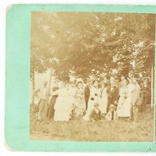 Cooperstown New York Group Stereoview c1870 Matson James Fenimore WG Smith F934 picture