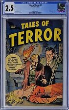 Tales of Terror #1 CGC 2.5 Toby Press 1952 Golden Age Pre-Code Horror picture
