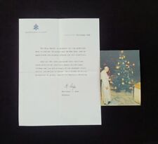 1988 Pope John Paul II Signed Vatican Christmas Card Karol Jozef Wojtyla Poland picture