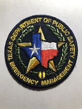Texas Department of Public Safety DPS Emergency Management Patch ~ 2.5” ~ RARE picture
