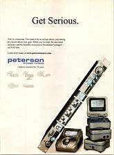 Peterson Strobe Tuners Original Print Ad picture