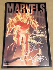 1994 Marvel Comics Marvels #1 Signed By Alex Ross and Kurt Busiek picture