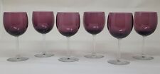 Fostoria Classic Amethyst Water Goblets Set Of 6 picture