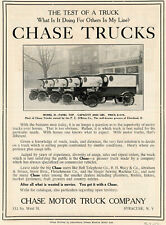 1912 Original Chase Trucks Ad. Syracuse. Photo O'Brien Grocers Fleet. Cleveland picture