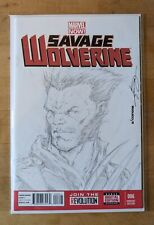 Savage Wolverine #6 Adelso Corona Wolverine Pencils Sketch VF/NM (LF005) picture