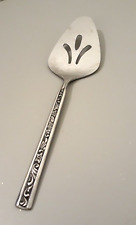 Stanley Roberts Stainless Japan PARMA Pattern Pastry Cake Pie Server Vintage picture