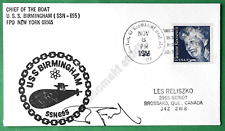USS BIRMINGHAM SSN-695 signed cover dated 1984 (CAN-214) picture