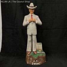 Vintage J. R. Ewing McCormick Dallas Wiskey Decanter And Music Box Porcelain picture