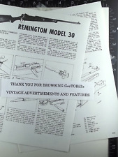 1926-1940 1928 1930 1932 1935 Remington Model 30 rifle 80's disassembly feature picture
