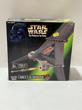 NEW IN BOX Star Wars Power of the Force - Luke's T-16 Skyhopper Kenner Vintage picture
